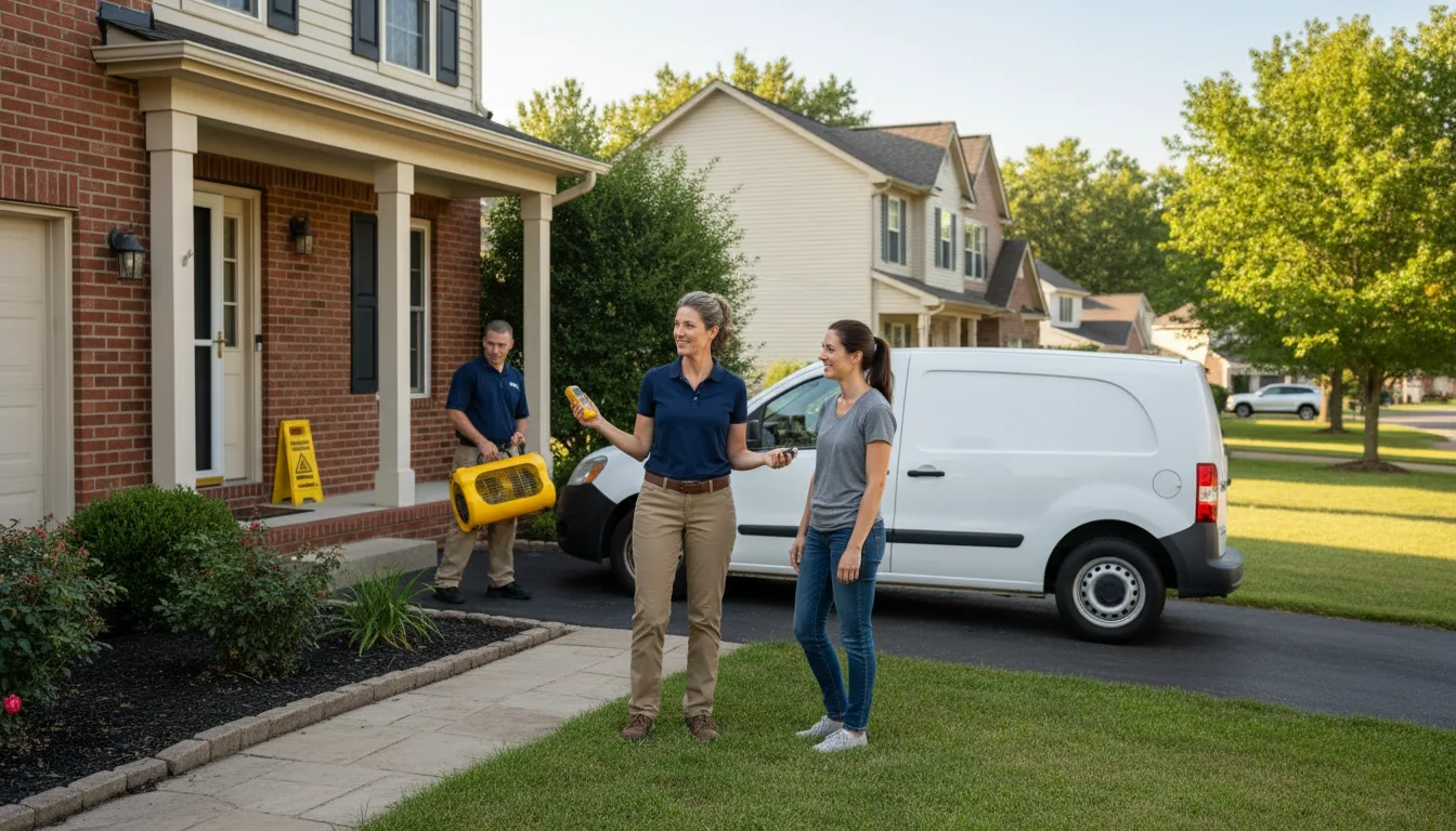 Water restoration image for Dehumidification And Cleanup Services in Beaufort, MO